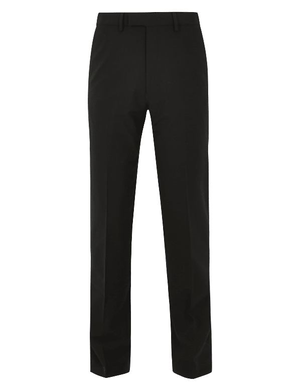 The Ultimate Black Regular Fit Trousers