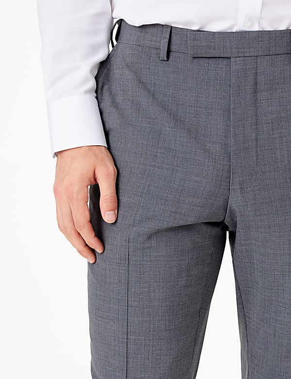 The Ultimate Big & Tall Grey Slim Fit Trousers
