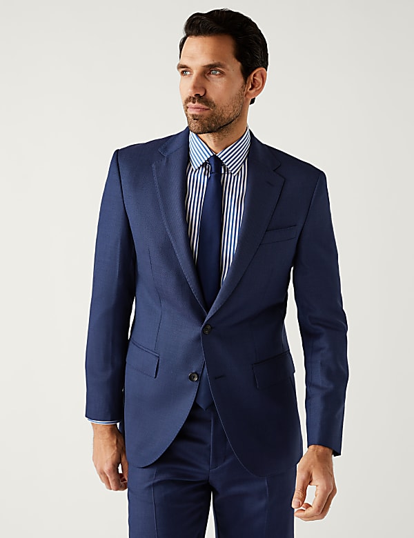 Regular Fit Pure Wool Suit Jacket - CY