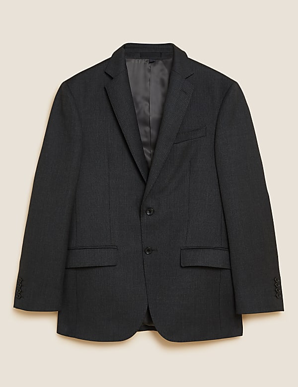 Regular Fit Pure Wool Suit Jacket - GR