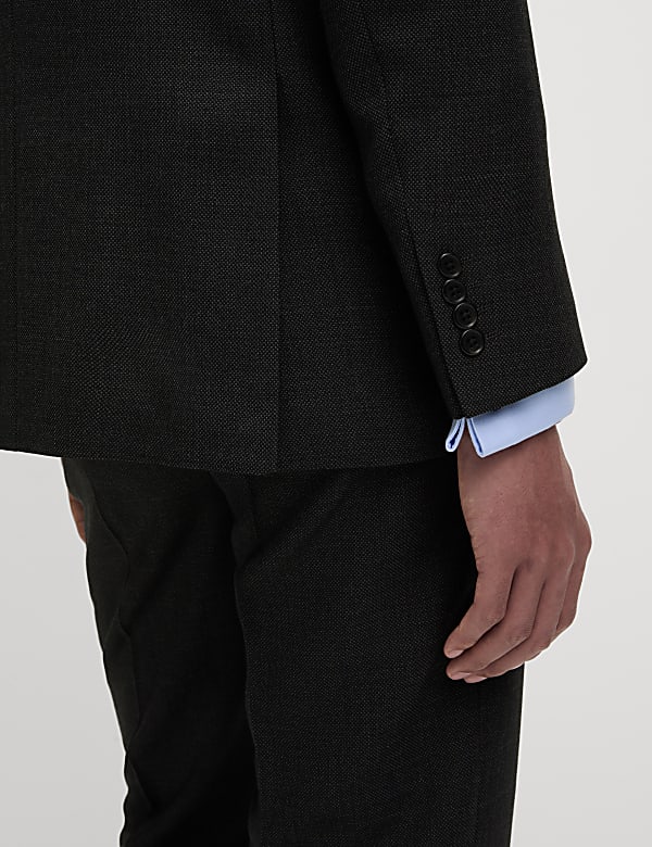 Regular Fit Pure Wool Suit Jacket - GR