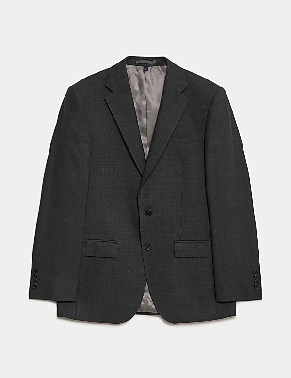 Regular Fit Pure Wool Suit Jacket - GR