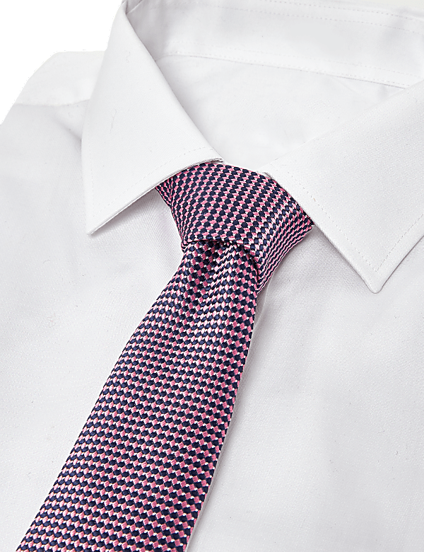 2 Pack Slim Woven Patterned Ties