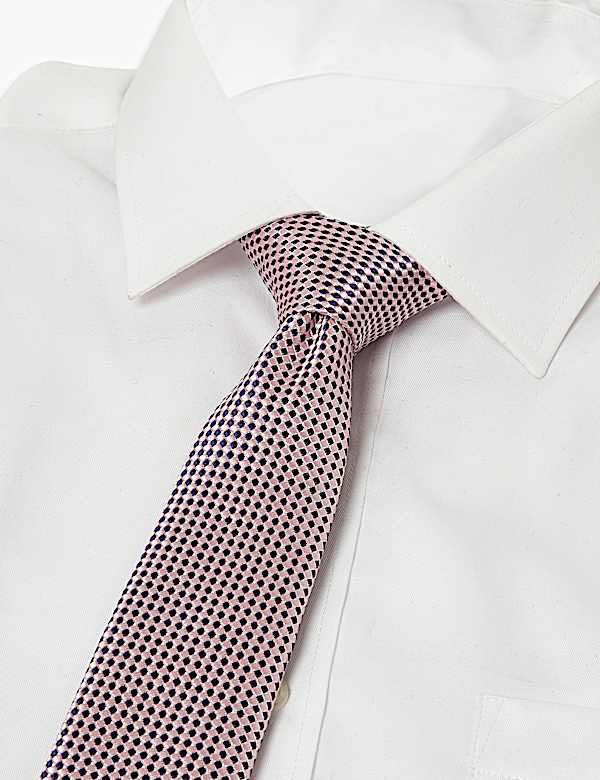 2 Pack Slim Woven Check & Paisley Ties