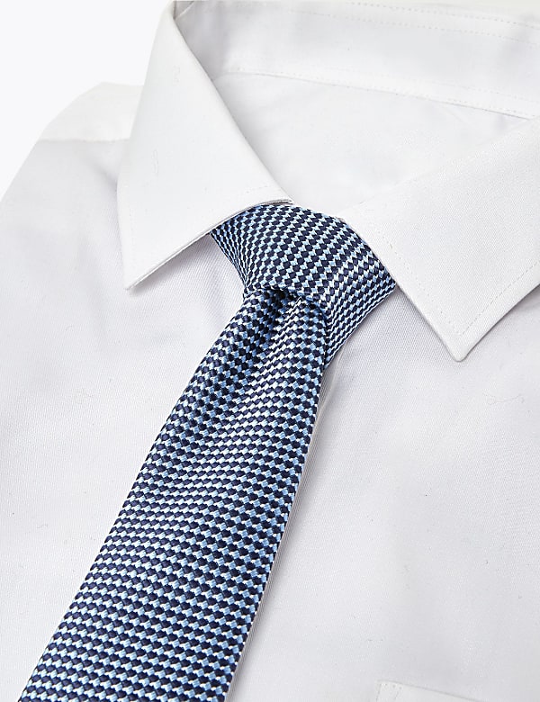 2 Pack Slim Woven Check & Paisley Ties