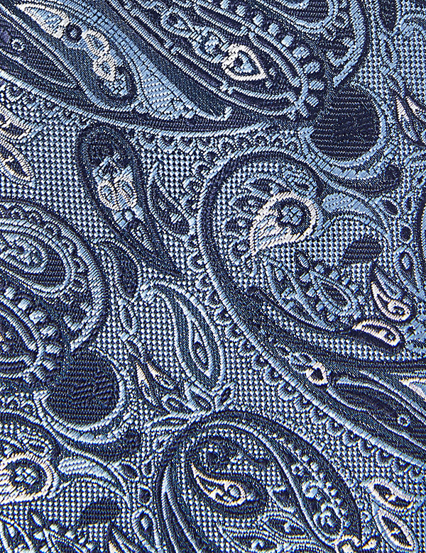 2 Pack Slim Woven Check & Paisley Ties