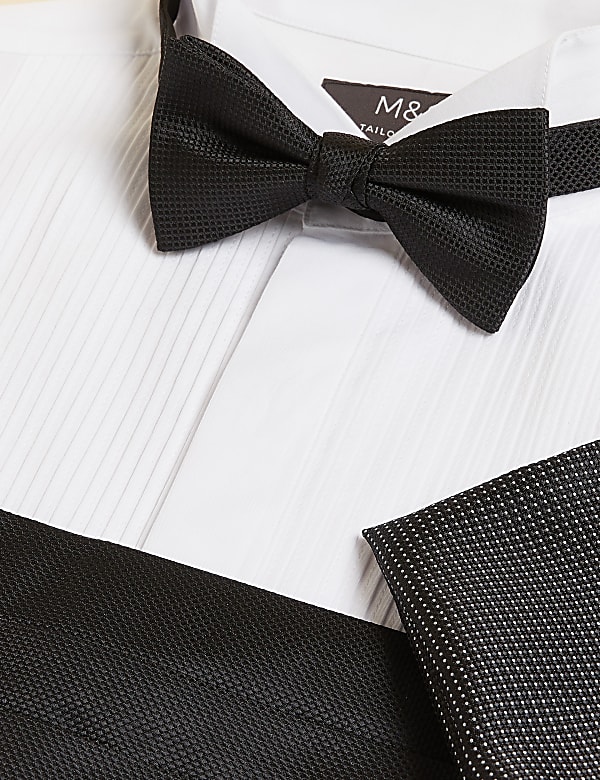 Bow Tie, Pocket Square & Cummerbund Set - AL