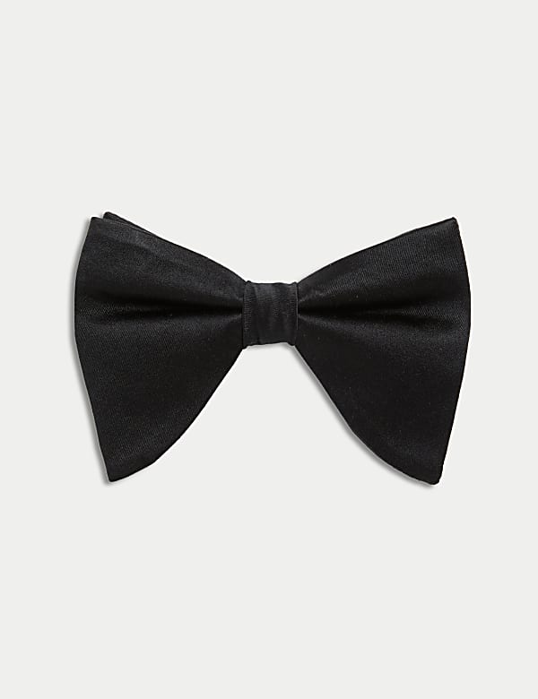 Oversized Pure Silk Bow Tie - VN