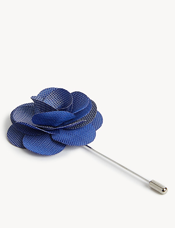 Floral Tie, Pocket Square & Pin Set