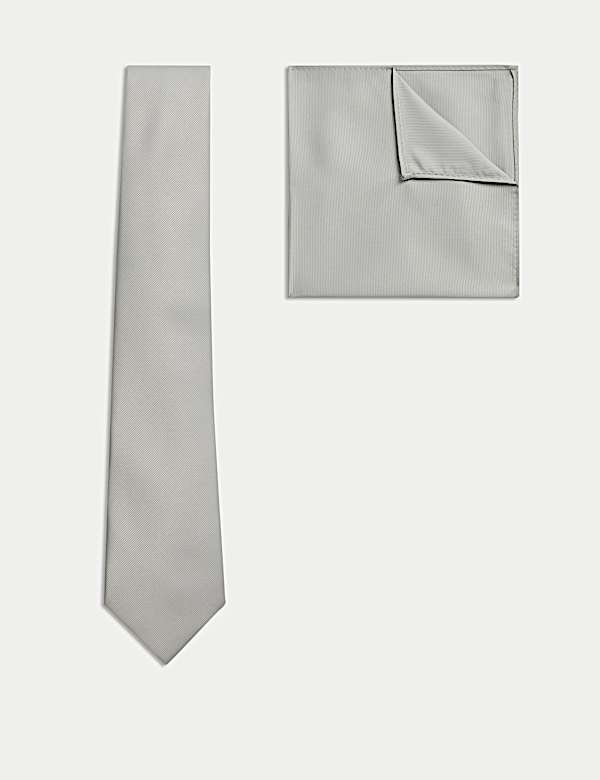 Slim Tie & Pocket Square Set - MV