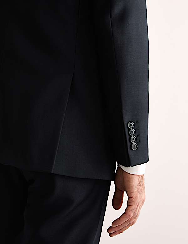 Tailored Fit Pure Wool Suit Jacket - ES