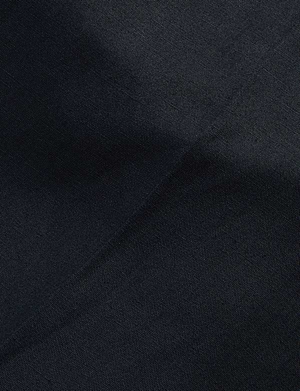 Pantalon de costume coupe ajustée en lin et soie mélangés - CA