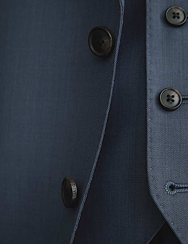 Wollen Italiaans sharkskin jasje met elegante snit - BE