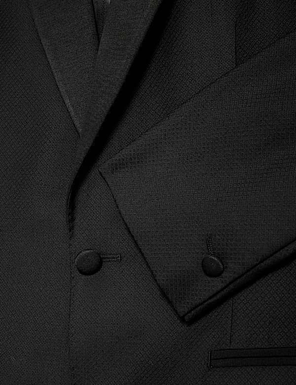 Tailored Fit Pure Wool Tuxedo Jacket - ES