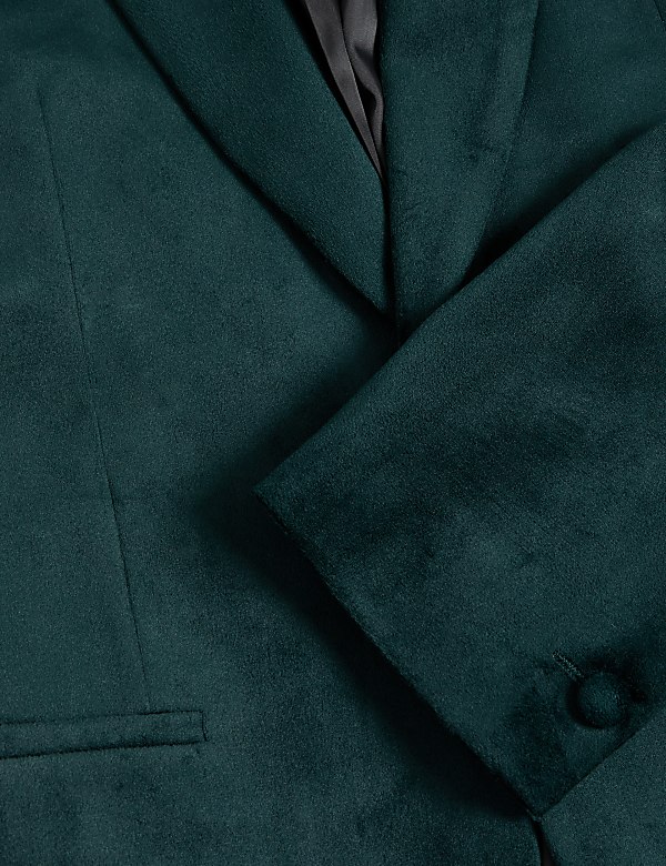 Slim Fit Velvet Jacket