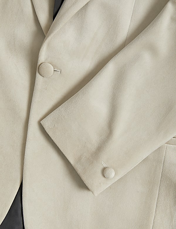 Slim Fit Velvet Jacket