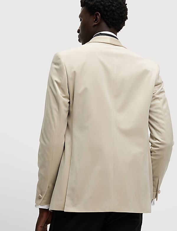 Slim Fit Velvet Jacket