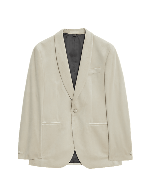 Slim Fit Velvet Jacket