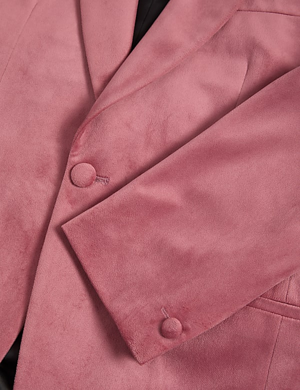 Slim Fit Velvet Jacket