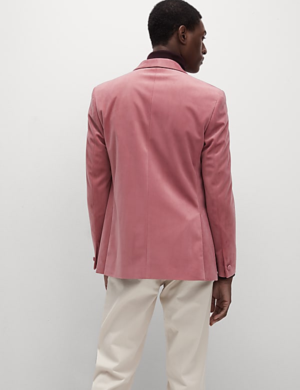 Slim Fit Velvet Jacket