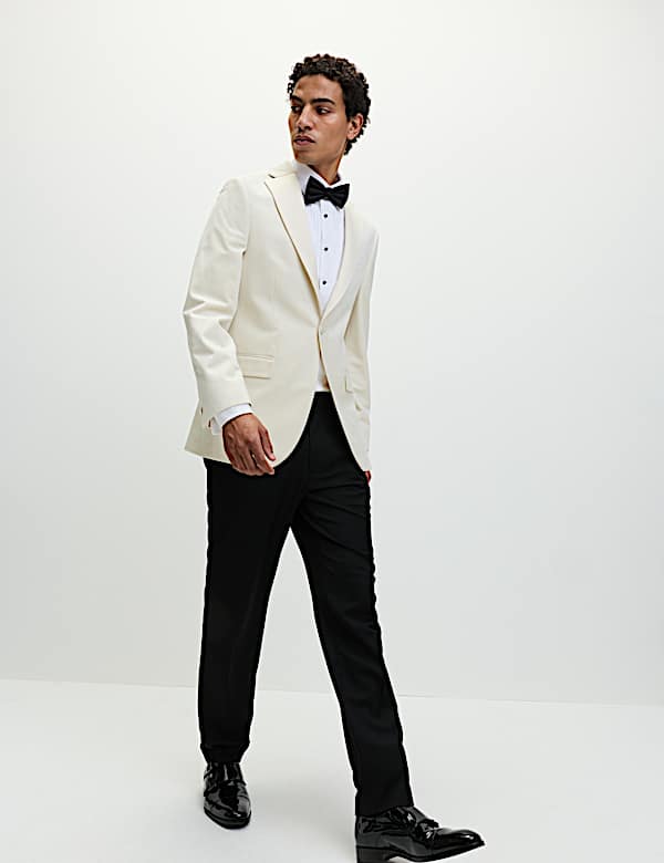 Tailored Fit Velvet Blazer - EE