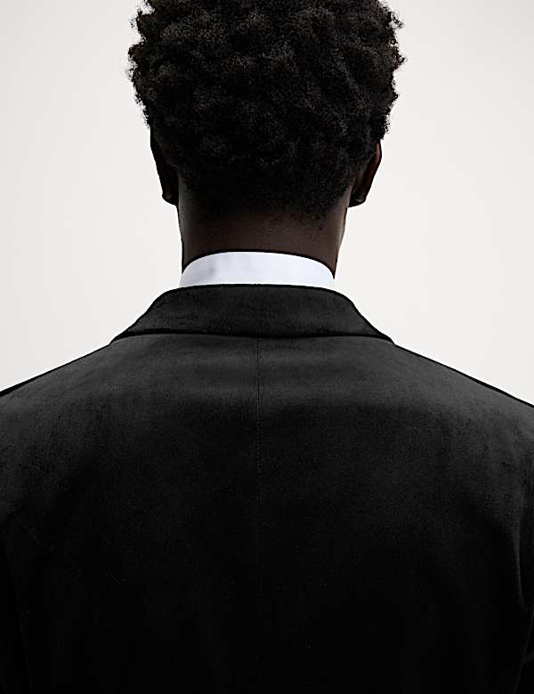 Slim Fit Velvet Tuxedo Jacket