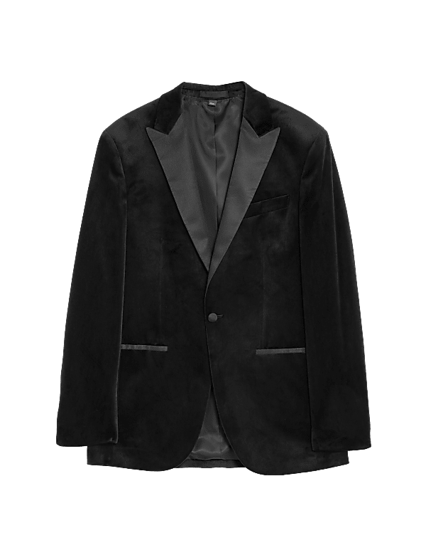 Slim Fit Velvet Tuxedo Jacket