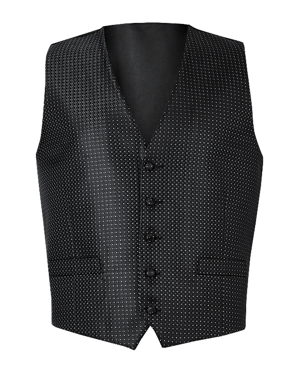 Regular Fit Patterned Waistcoat