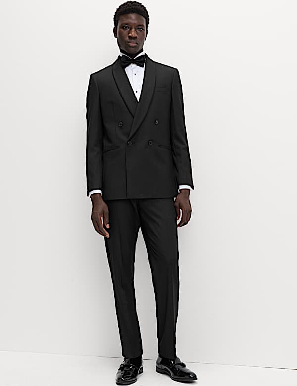 Tailored Fit Single Pleat Trousers - DE