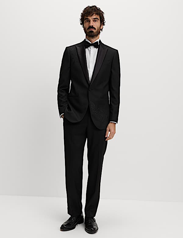 בלייזר סטרץ' רקום בגזרה מחויטת - IL