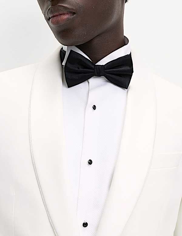 ז'קט חליפה בגזרה רגילה עם אפקט עור כריש - IL