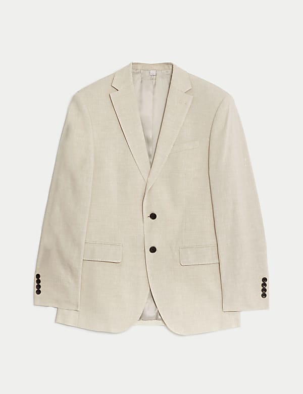 Tailored Fit Italian Linen Miracle&trade; Suit Jacket - AL