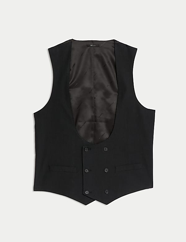 Italian Performance Linen Blend Double Breasted Waistcoat - JE