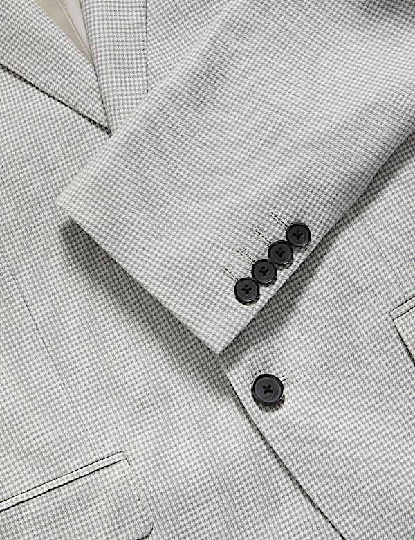 Tailored Fit Italian Performance Linen Blend Suit Jacket - FI