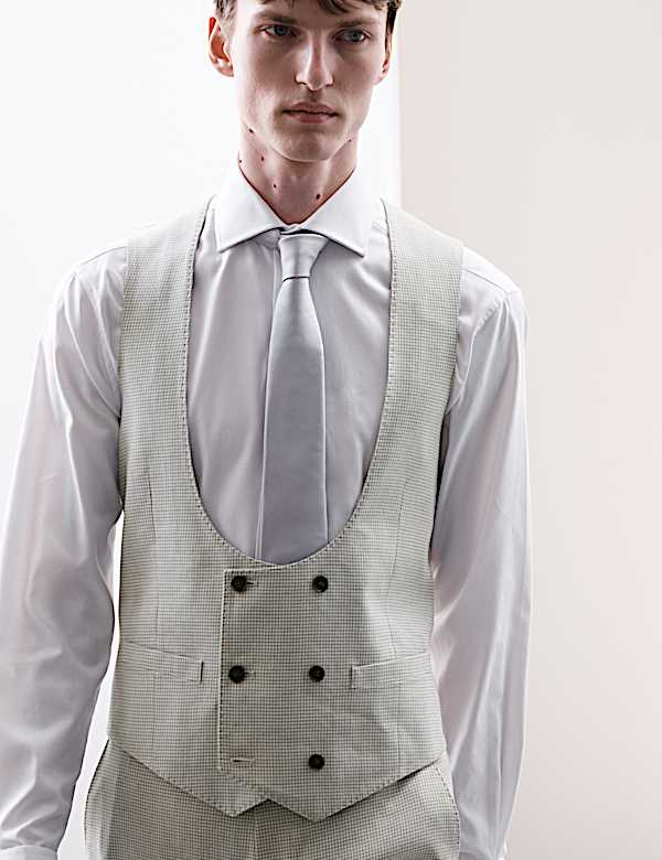 Tailleur coupe ajustée en lin de performance italien - LU