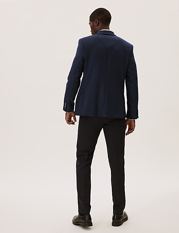 Regular Fit Wool Rich Blazer