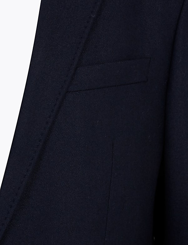Regular Fit Wool Rich Blazer