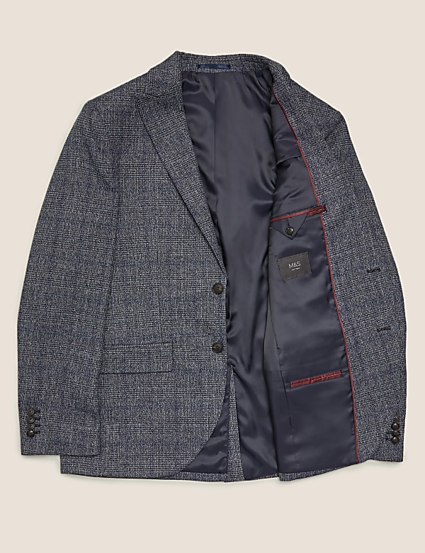 Regular Fit Check Blazer