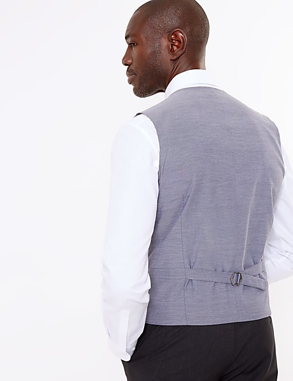 Regular Fit Checked Waistcoat