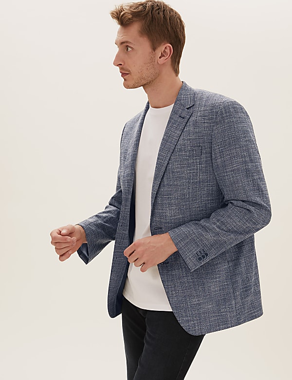 Regular Fit Textured Jacket