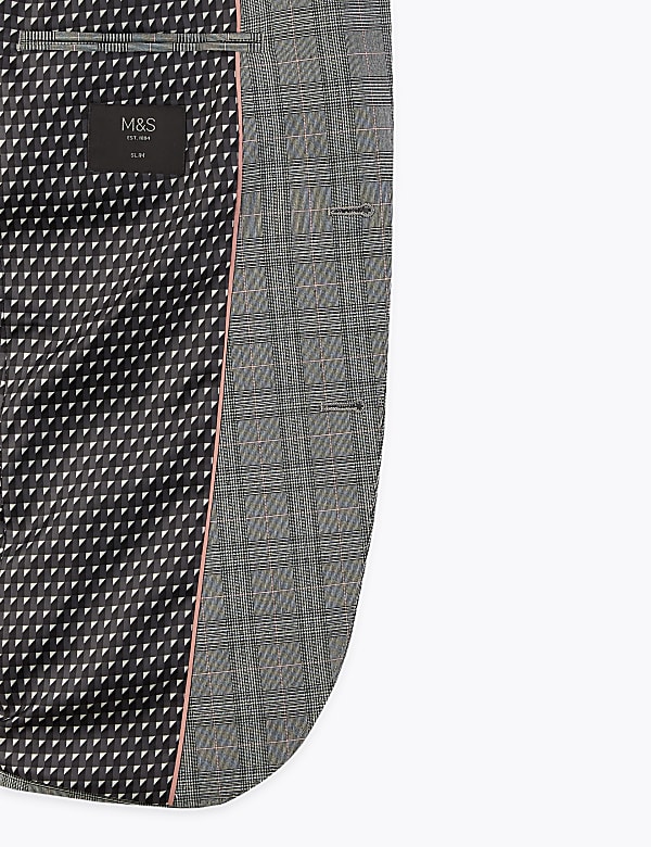 Slim Prince of Wales Checked Blazer