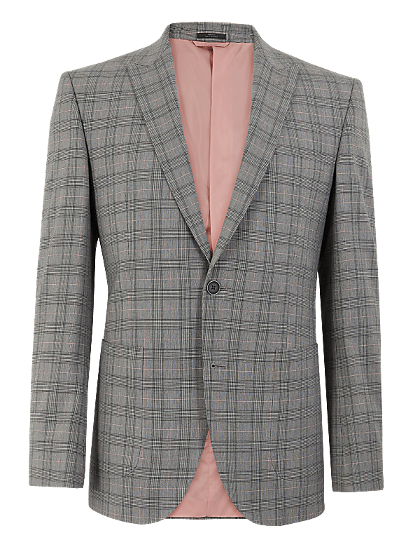 Slim Prince of Wales Checked Blazer