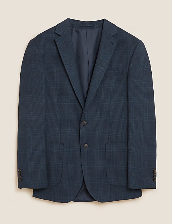 Tonal Check Stretch Jacket