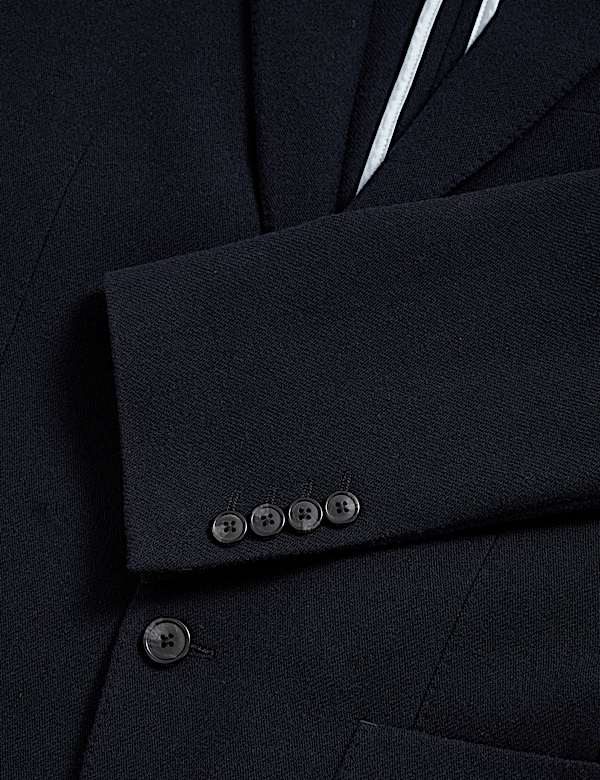 Tailored Fit Italian Wool Rich Twill Blazer - ES