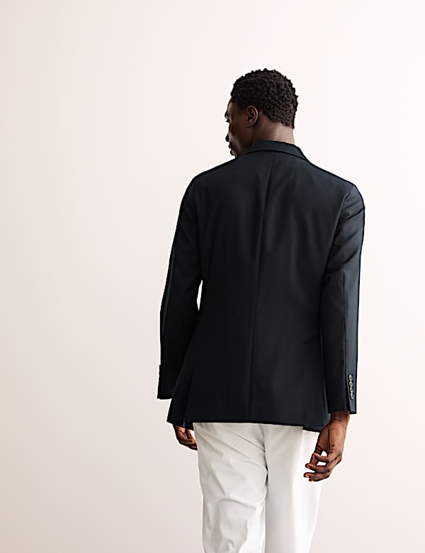 Μπλέιζερ με προσαρμοσμένη εφαρμογή από 100% ιταλικό μαλλί - GR