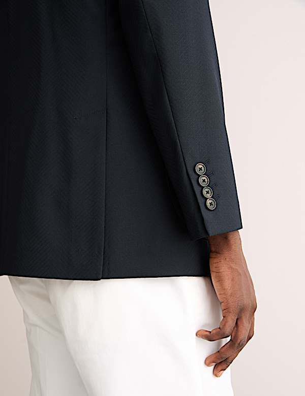 Μπλέιζερ με προσαρμοσμένη εφαρμογή από 100% ιταλικό μαλλί - GR