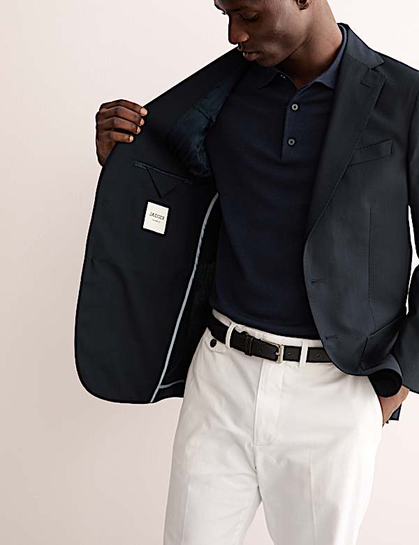 Μπλέιζερ με προσαρμοσμένη εφαρμογή από 100% ιταλικό μαλλί - GR