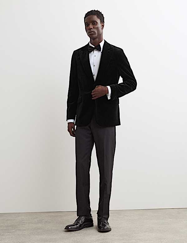 Pure Cotton Velvet Blazer - FR