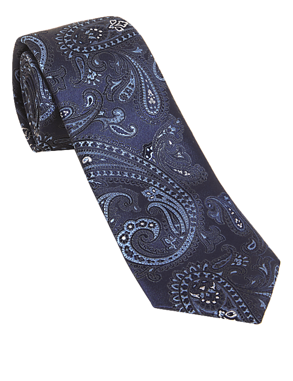 Paisley Pure Silk Tie
