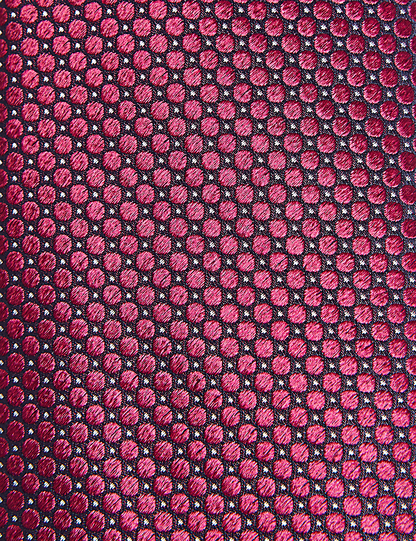 Polka Dot Pure Silk Tie